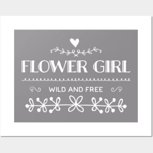 Flower Girl, Wild and Free Posters and Art